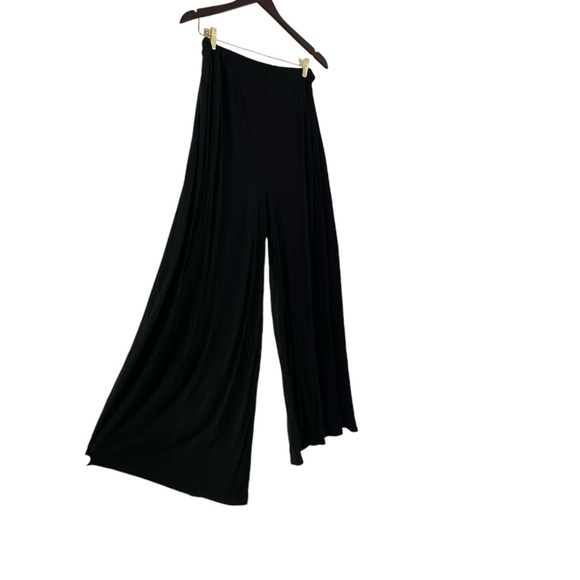 FREE PEOPLE FP Beach Alia Wide Leg Black High Waisted Pants - Picture 6 of 10